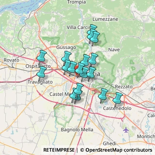 Mappa Via Sondrio, 25125 Brescia BS, Italia (5.24222)