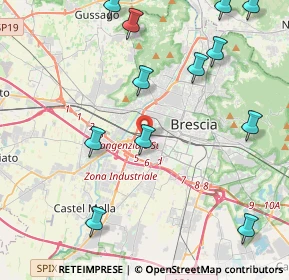 Mappa Via Sondrio, 25125 Brescia BS, Italia (5.22167)