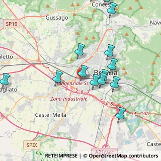 Mappa Via Sondrio, 25125 Brescia BS, Italia (4.28929)
