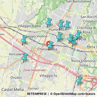 Mappa Via Sondrio, 25125 Brescia BS, Italia (2.06909)