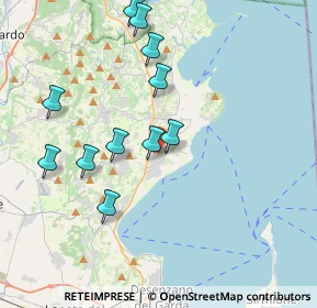 Mappa Via Sandro Pertini, 25080 Moniga del Garda BS, Italia (3.82091)