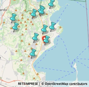 Mappa Via Sandro Pertini, 25080 Moniga del Garda BS, Italia (3.83636)