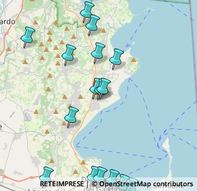 Mappa Via Sandro Pertini, 25080 Moniga del Garda BS, Italia (5.4885)