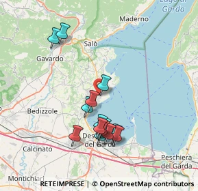 Mappa Via Sandro Pertini, 25080 Moniga del Garda BS, Italia (6.91643)
