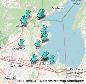 Mappa Via Sandro Pertini, 25080 Moniga del Garda BS, Italia (6.65)