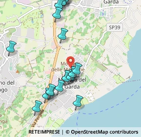 Mappa Via Sandro Pertini, 25080 Moniga del Garda BS, Italia (1.0745)