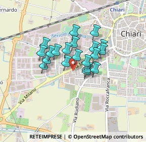 Mappa Via Milano, 25032 Chiari BS, Italia (0.3025)