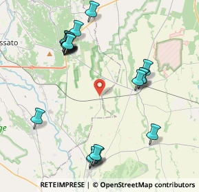 Mappa Via Strada Buronzina, 13040 Rovasenda VC, Italia (4.5285)