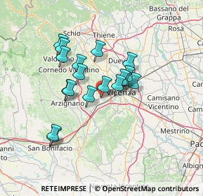Mappa Via Brigata Orobica, 36051 Creazzo VI, Italia (10.86611)