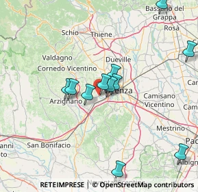 Mappa Via Brigata Orobica, 36051 Creazzo VI, Italia (14.40636)