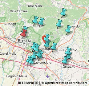 Mappa Via La Malfa, 25082 Botticino BS, Italia (7.021)