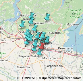 Mappa Via La Malfa, 25082 Botticino BS, Italia (9.474)