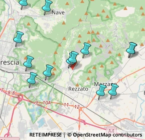 Mappa Via La Malfa, 25082 Botticino BS, Italia (4.51692)