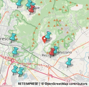 Mappa Via La Malfa, 25082 Botticino BS, Italia (5.32083)