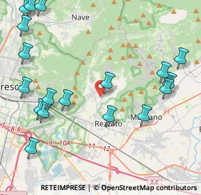 Mappa Via La Malfa, 25082 Botticino BS, Italia (5.41722)