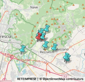 Mappa Via La Malfa, 25082 Botticino BS, Italia (2.37091)