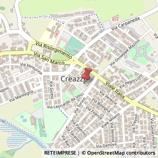 Mappa Piazzetta San Marco, 19, 36051 Creazzo, Vicenza (Veneto)