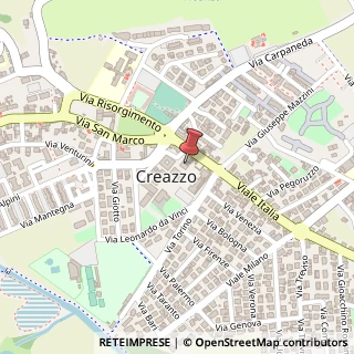 Mappa Piazzetta San Marco, 26, 36051 Creazzo, Vicenza (Veneto)