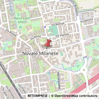 Mappa Via Cavour, 7, 20026 Novate Milanese, Milano (Lombardia)