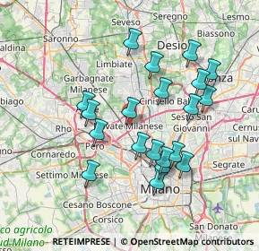 Mappa Angolo, 20026 Novate Milanese MI, Italia (6.8755)