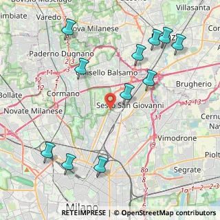 Mappa Via Milanese Via Carducci, 20099 Sesto San Giovanni MI, Italia (4.96182)