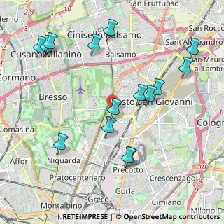 Mappa Via Milanese Via Carducci, 20099 Sesto San Giovanni MI, Italia (2.27667)