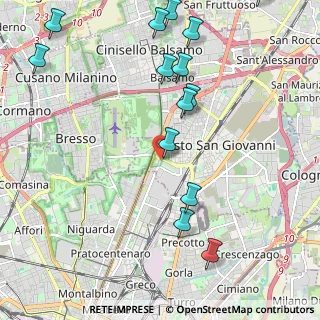 Mappa Via Milanese Via Carducci, 20099 Sesto San Giovanni MI, Italia (2.63071)