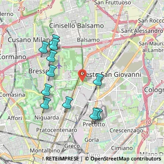 Mappa Via Milanese Via Carducci, 20099 Sesto San Giovanni MI, Italia (2.05727)