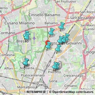 Mappa Via Milanese Via Carducci, 20099 Sesto San Giovanni MI, Italia (1.71692)