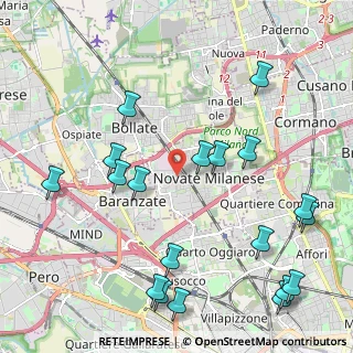 Mappa Via Resistenza, 20026 Novate Milanese MI, Italia (2.61263)