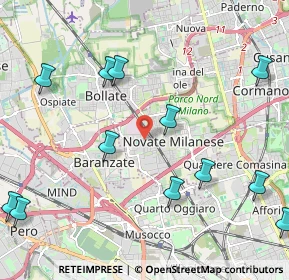 Mappa Via Resistenza, 20026 Novate Milanese MI, Italia (2.8)