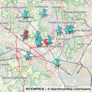 Mappa Via Resistenza, 20026 Novate Milanese MI, Italia (3.62154)