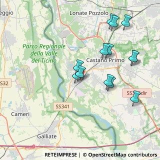 Mappa Via XXV Aprile, 20029 Turbigo MI, Italia (3.97923)