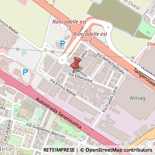Mappa Via Villanuova, 24, 25030 Roncadelle, Brescia (Lombardia)
