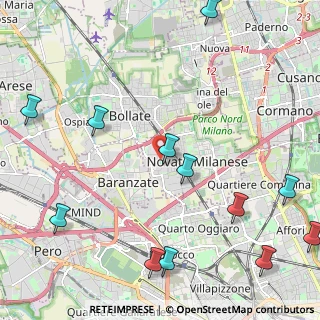 Mappa Via Giuseppe di Vittorio, 20026 Novate Milanese MI, Italia (2.93667)