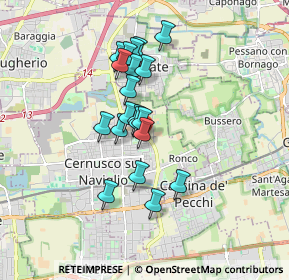 Mappa Via Madre Teresa di Calcutta, 20063 Cernusco sul Naviglio MI, Italia (1.3595)