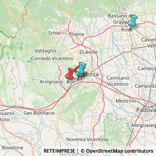 Mappa Via Ferrarin Arturo, 36051 Creazzo VI, Italia (38.83333)