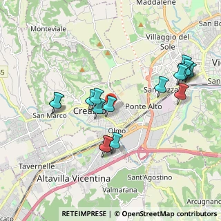 Mappa Via Ferrarin Arturo, 36051 Creazzo VI, Italia (2.03824)