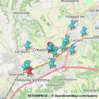 Mappa Via Ferrarin Arturo, 36051 Creazzo VI, Italia (1.81308)