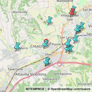 Mappa Via Ferrarin Arturo, 36051 Creazzo VI, Italia (2.45714)