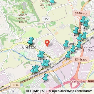 Mappa Via Ferrarin Arturo, 36051 Creazzo VI, Italia (1.267)