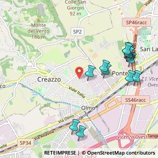 Mappa Via Ferrarin Arturo, 36051 Creazzo VI, Italia (1.22857)