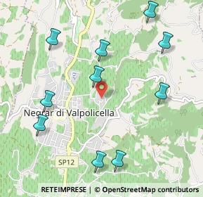 Mappa Via Calcarole, 37024 Negrar di Valpolicella VR, Italia (1.25818)