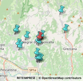 Mappa Via Calcarole, 37024 Negrar di Valpolicella VR, Italia (3.17667)