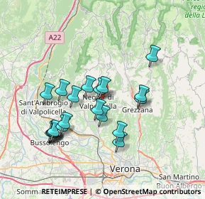 Mappa Via Calcarole, 37024 Negrar di Valpolicella VR, Italia (6.797)