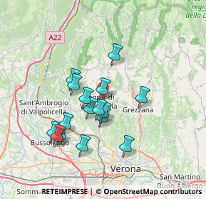 Mappa Via Calcarole, 37024 Negrar di Valpolicella VR, Italia (6.08938)