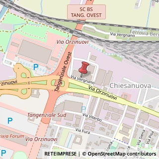 Mappa Via Vergnano, 27, 25125 Brescia, Brescia (Lombardia)