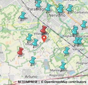 Mappa Str. Vicinale dei Boschi, 20014 Nerviano MI, Italia (2.455)