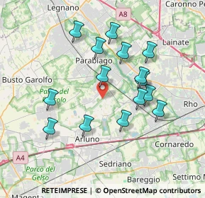 Mappa Str. Vicinale dei Boschi, 20014 Nerviano MI, Italia (3.438)