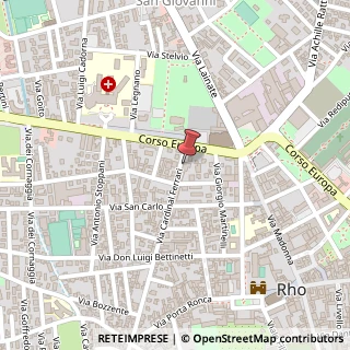 Mappa Via Cardinal Ferrari, 78, 20017 Rho, Milano (Lombardia)